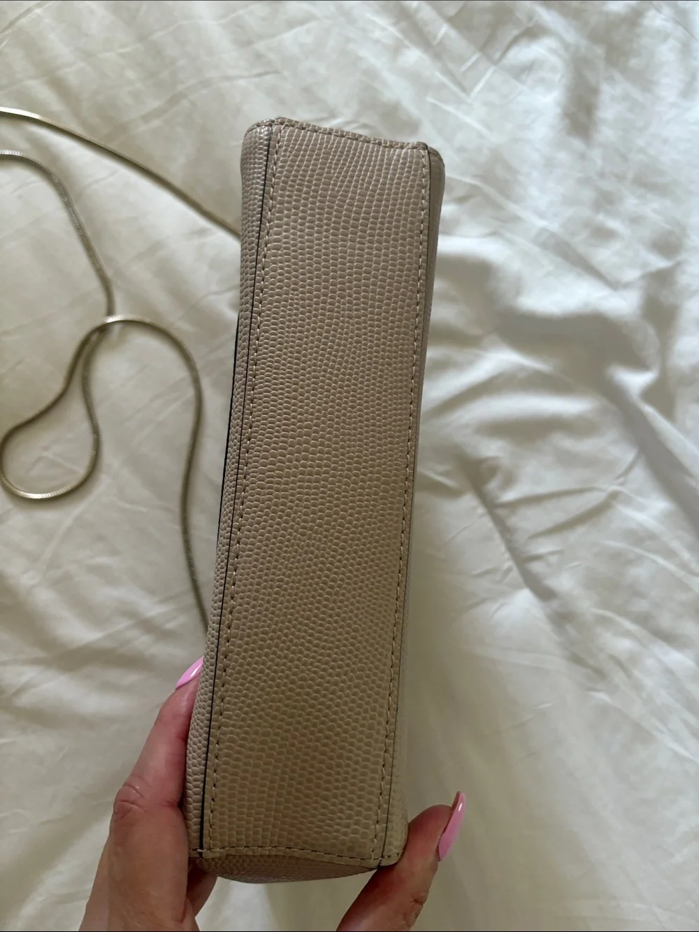kate spade Pebbled Leather Crossbody in Light Taupe
